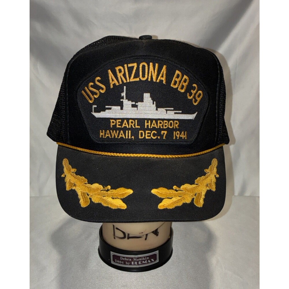 VTG Nissin USS Arizona BB 39 Pearl Harbor Hat Cap